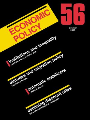 cover image of Economic Policy 56